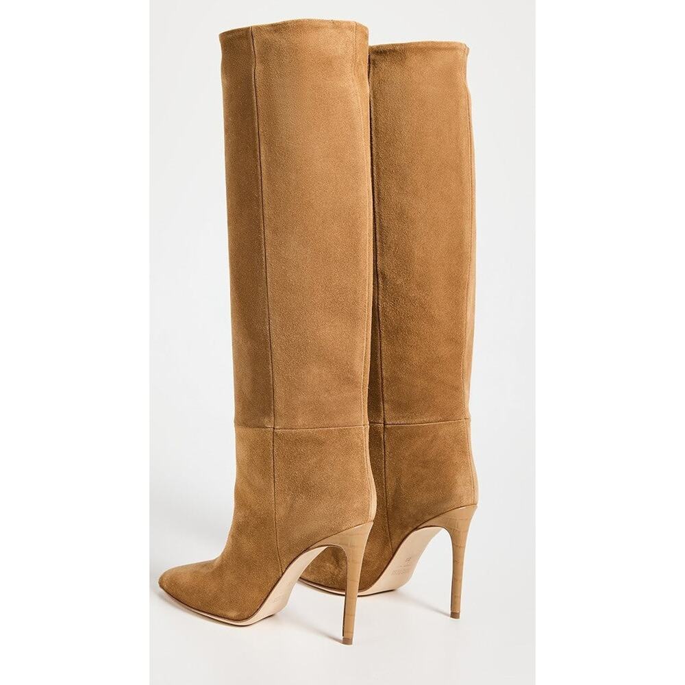 Paris Texas Stiletto Boots Caramel - 38/8 - Picture 2 of 5